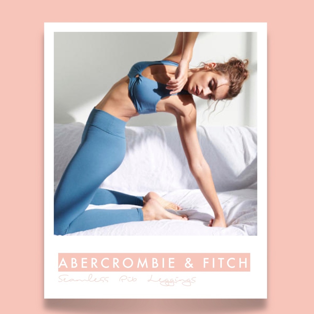 ABERCROMBIE & FITCH - Seamless Rib Full-Length Leggings - NWT